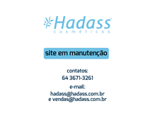Tablet Screenshot of hadass.com.br